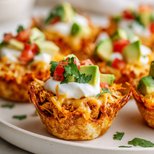Serve warm with optional toppings like sour cream