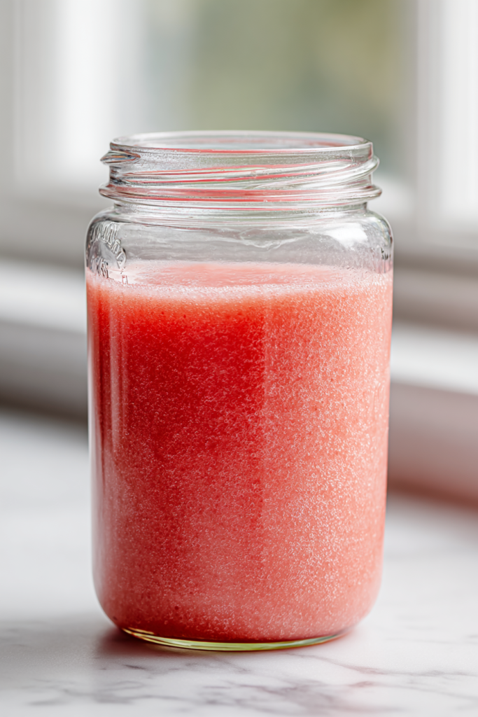 Store leftover smoothie