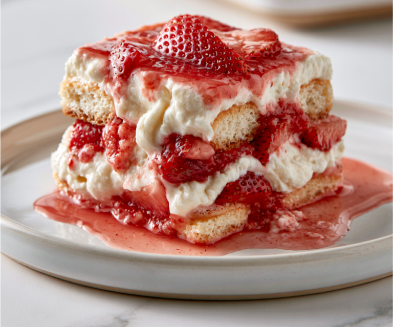 Strawberry Shortcake Tiramisu Recipe