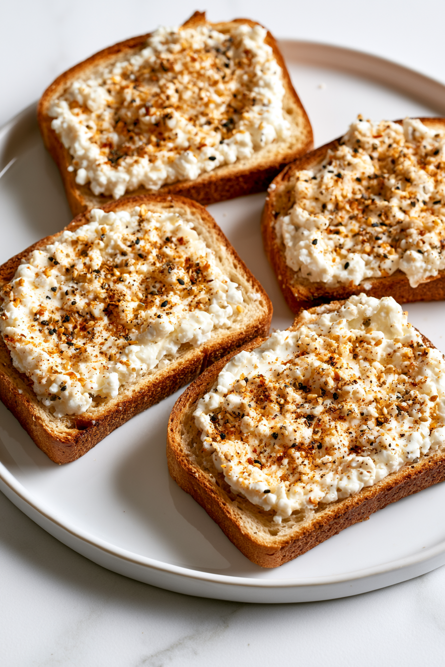 Cottage Cheese Toast Recipe