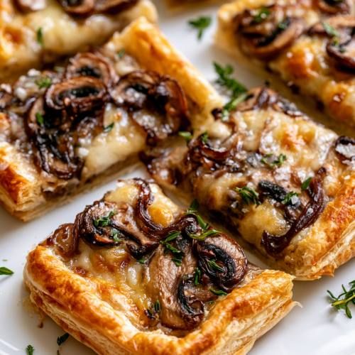 Puff Pastry Mushroom Tart Recipe