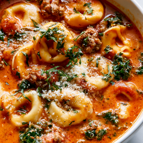 Slow Cooker Tortellini Soup Recipe