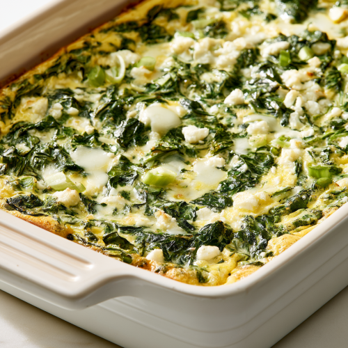 Spinach Egg Bake Recipe