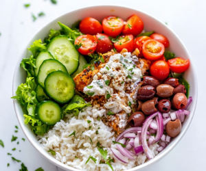 Easy Greek Chicken Bowls Recipe