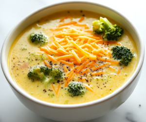 Instant Pot Broccoli Cheddar Soup Recipe