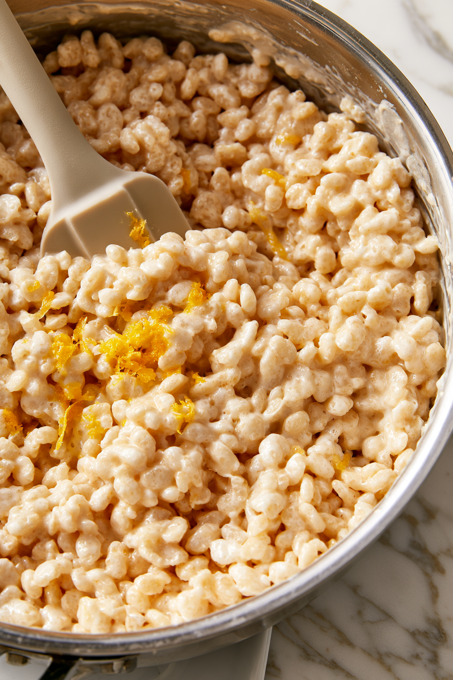 Lemon Rice Crispy Treats Recipe