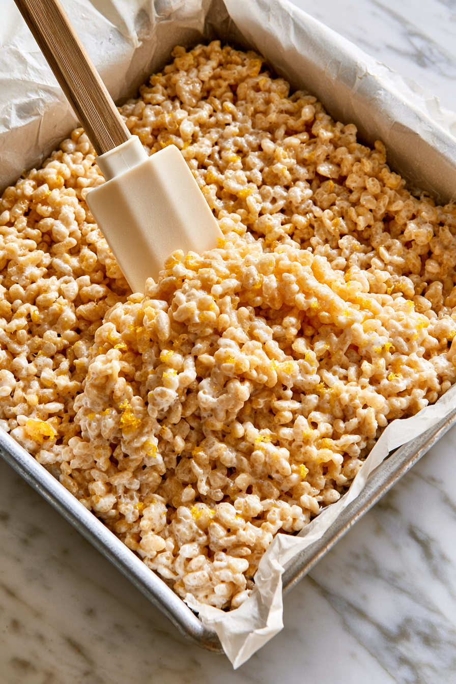Lemon Rice Crispy Treats Recipe