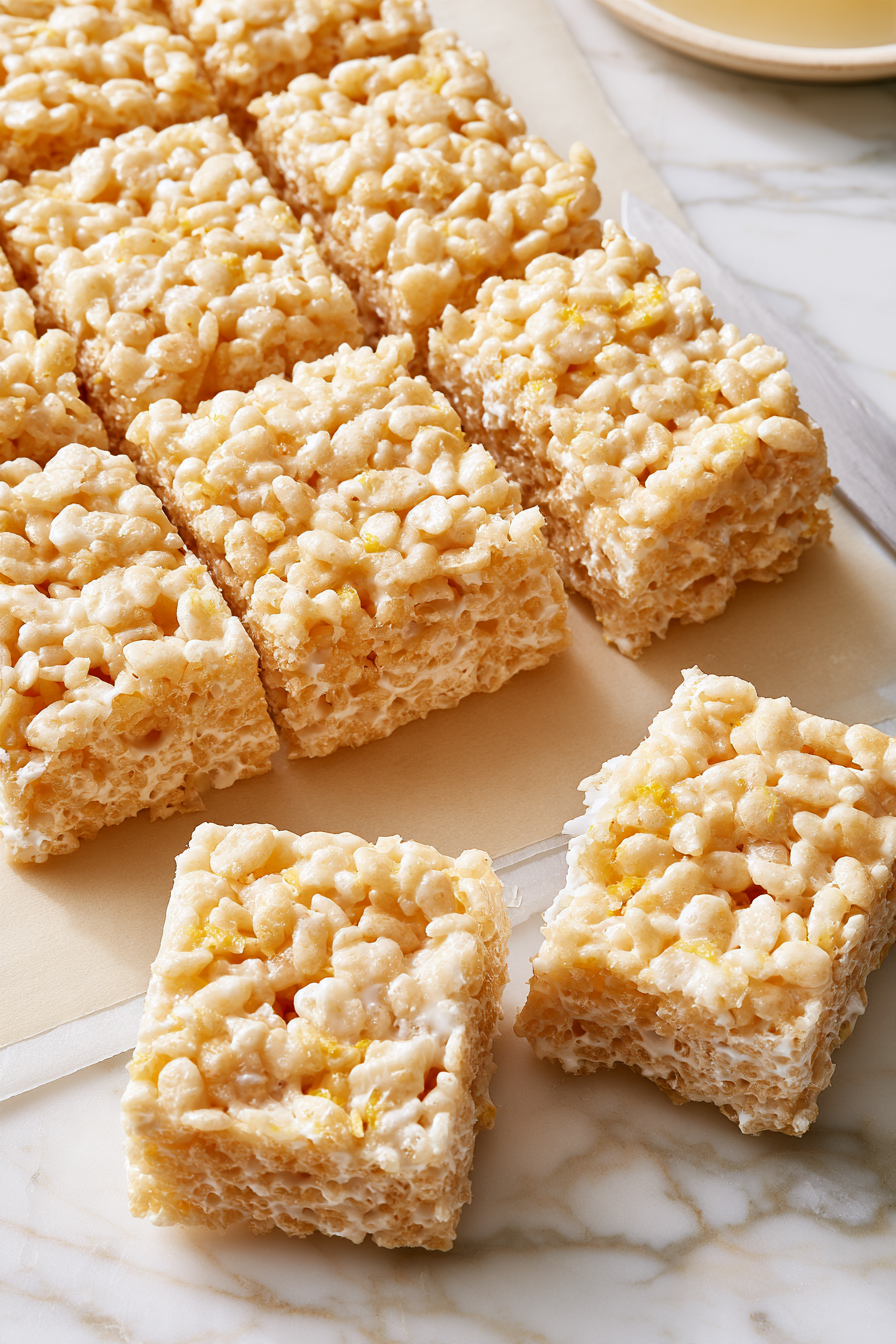 Lemon Rice Crispy Treats Recipe