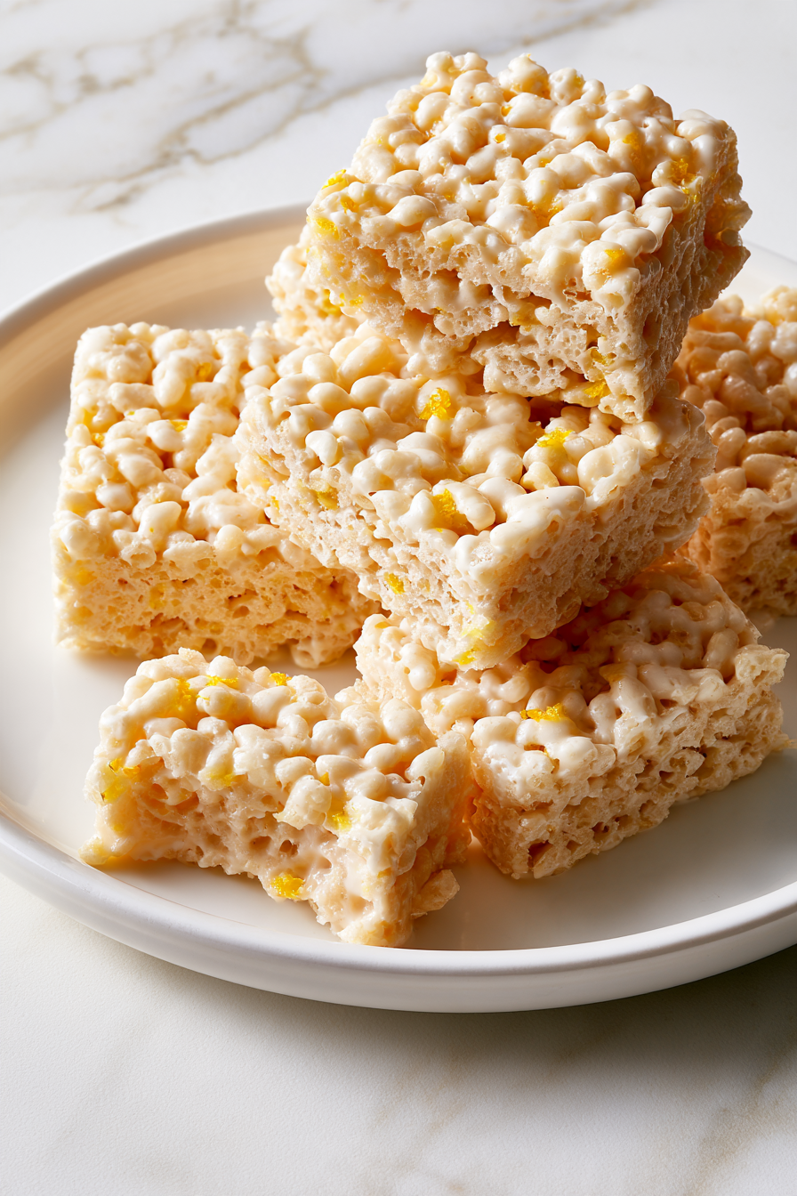 Lemon Rice Crispy Treats Recipe