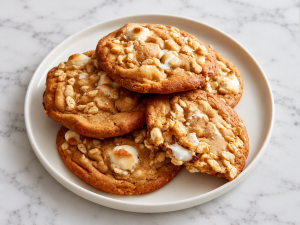 Marshmallow Crispy Cookies Recipe