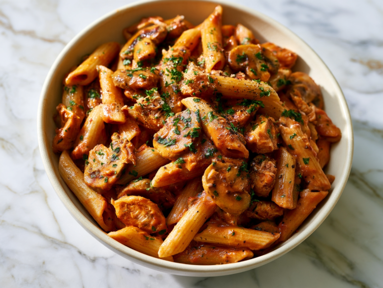 Tuna Mushroom Pasta Recipe
