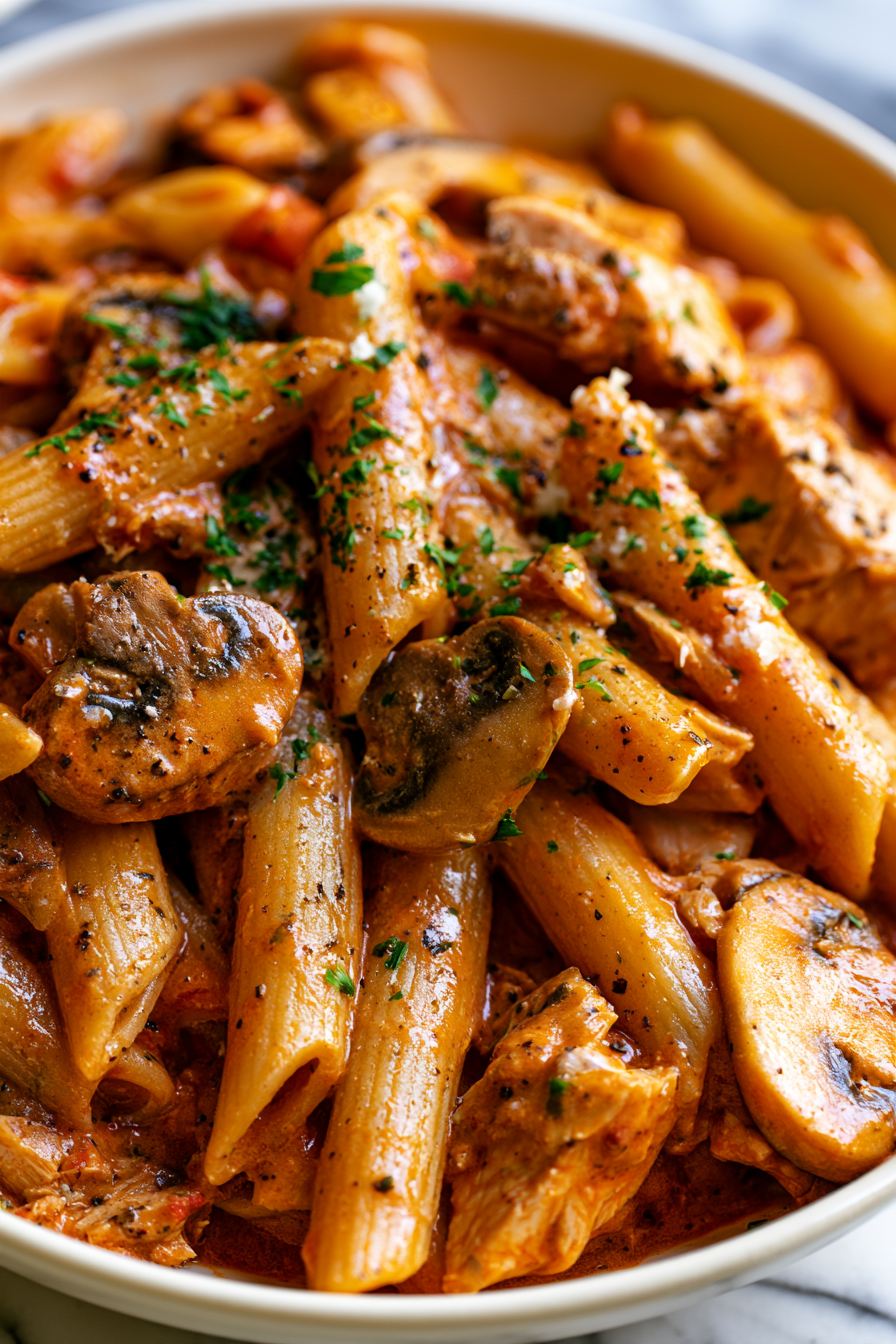 Tuna Mushroom Pasta Recipe